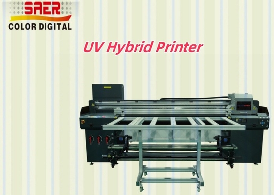 Hybrydowa drukarka UV płótno 1,8 m Hybrydowa drukarka UV do różnych materiałów