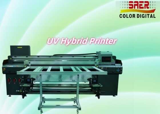 Wielkoformatowy hybrydowy drukarka UV Roll to Roll i Flatbed Multifunctional Inkjet Printer