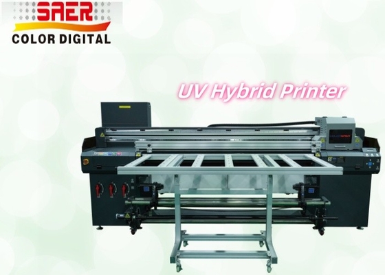 Wielkoformatowy hybrydowy drukarka UV Roll to Roll i Flatbed Multifunctional Inkjet Printer