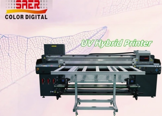 Wielkoformatowy hybrydowy drukarka UV Roll To Roll & Flatbed Multifunctional Inkjet Printer