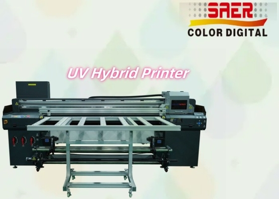 Cyfrowa drukarka UV Inkjet Roll To Roll oraz płaskoładowa drukarka hybrydowa UV