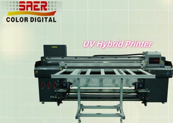 Wysokiej prędkości UV Roll To Roll And Flatbed Inkjet Printer Banner Printing Machine Drukarka zewnętrzna i wewnętrzna