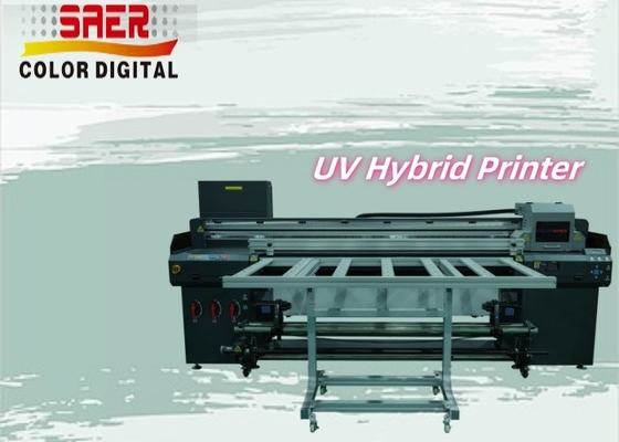 Drukarka UV z rolką do rolki i płaskiej drukarki CMYK