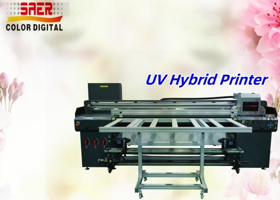 Czerniak akrylowy CMYK 1.8m Roll To Roll And Flatbed UV Hybrid Printer