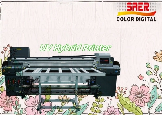 Fabryczna bezpośrednia dostawa Wysokiej prędkości UV Flatbed i Roll to Roll Hybrid Printer