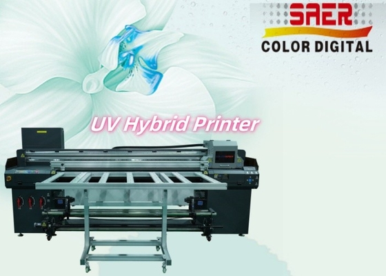 Drukarka hybrydowa UV typu Roll to Roll And Flatbed Przyjazny dla produktu Drukarka UV o szerokości 180 cm