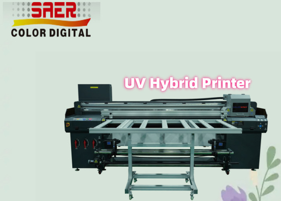 Drukarka hybrydowa UV 2 w 1 do druku UV ceramicznego / szklanego / drewnianego