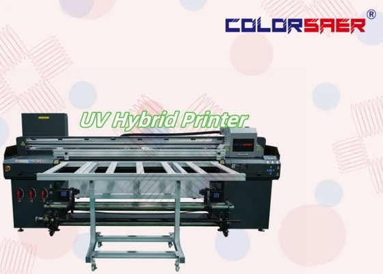 1.8m Wielkoformatowa drukarka UV płaskoładowa i Roll to roll all-in-one hybrydowy plotter UV