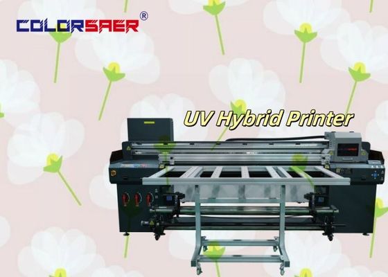 cyfrowy 180cm nowy projekt UV plotter Roll to roll i płaskoładowy UV Hybrid Printer