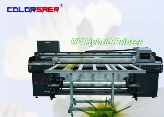 Kolorowa cyfrowa szybka drukarka UV Flatbed & Roll To Roll