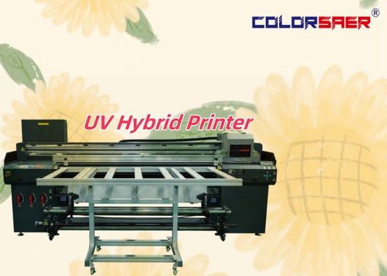 Drukarka UV Inkjet dla małych firm Płaskoładowa z drukarką hybrydową UV do różnych materiałów
