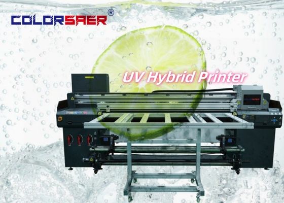 Sprzedaż fabryczna Automatyczny cyfrowy drukarz UV Inkjet Plotter Flatbed i Roll to Roll UV Hybrid Printer