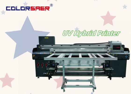 Drukowanie płaskoładowe Roll To Roll UV Hybrid Printer For Poster Reklama Elektroniczne dekoracje Materiały Rzemiosło