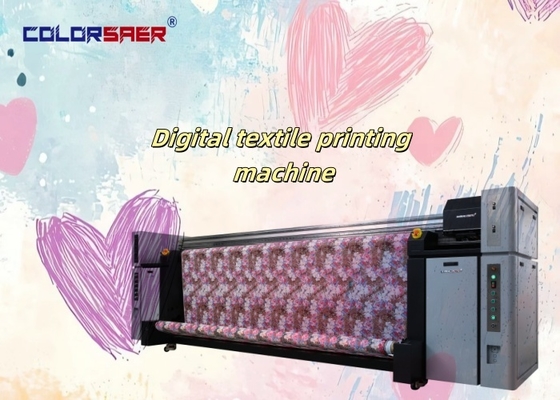 Drukarka do tkanin cyfrowych SAER 3.2m z 8 głowicami Epson CMYK