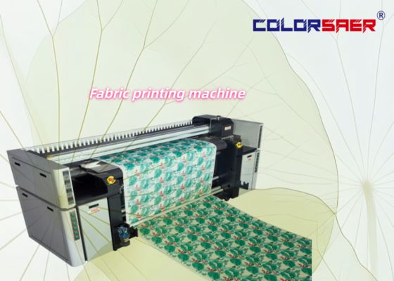 Drukarka do bezpośredniego druku na tekstyliach z 3 głowicami drukującymi Epson i3200, maksymalna szerokość 2200 mm i moc grzałki 6 kW