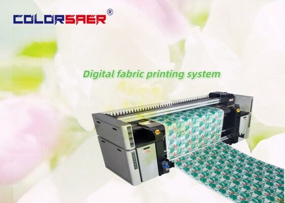 SAER Wysokiej jakości wielofunkcyjny 4 kolorowy lub 8 kolorowy plotter tekstylny z grzejnikiem cały zestaw z atramentem pigmentowym lub atramentem sublimacyjnym