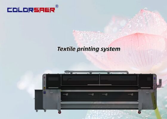 Drukarka w pełni automatyczna bezpośrednio do tkaniny KJ4B-QL Głowy drukarskie System druku tekstylowego Roll-to-Roll