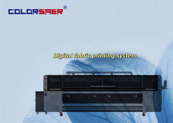 SAER COLOR High-End Large Format 3200mm Digital Textile Printing System With Pigment & Subllimation Ink