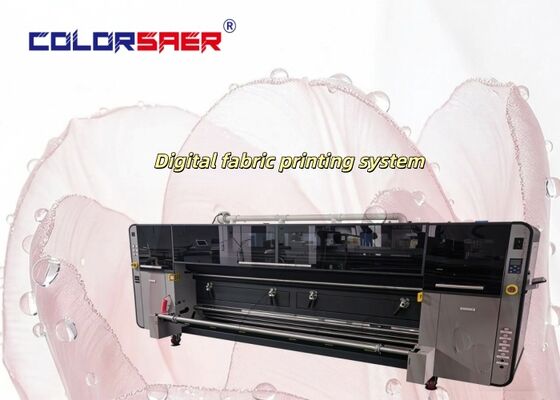 SAER COLOR Hurtownia Najlepsza Drukarka Sublimacyjna 3.2m Szerokości Cyfrowa Drukarka Tekstylna z 4 i 8 Głowicami I3200