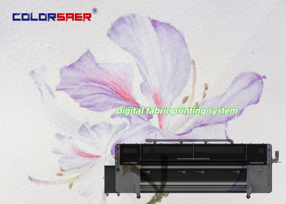 Duży format 126 Inch Industrial Grade 4pcs KJ4B-QL Print Head Digital Textile Printer dla bawełny i tkanin poliestrowych