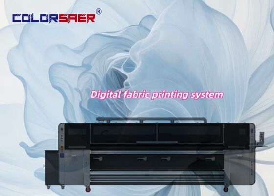 SAER Automatyczny Wysokiej Wydajności Inkjet Textile Printing System Digital Fabric Plotter z 12 miesięczną gwarancją