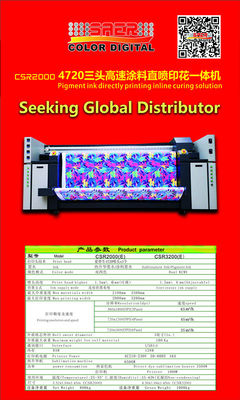 Epson 4720 Głowica Cyfrowa maszyna do drukowania tkanin Automatyczna do flag Parasol Namiot i tkanina