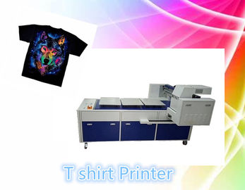 8-kolorowa płaska drukarka DTG T-shirt Drukarka z wysoką dokładnością 1 rok gwarancji