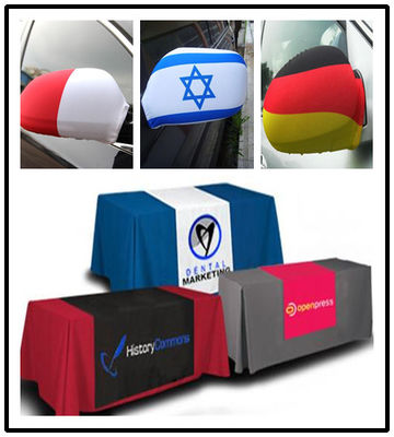 Warp Knitting Custom Printed Fabric 100% poliester Materiał na pokrycie stołu