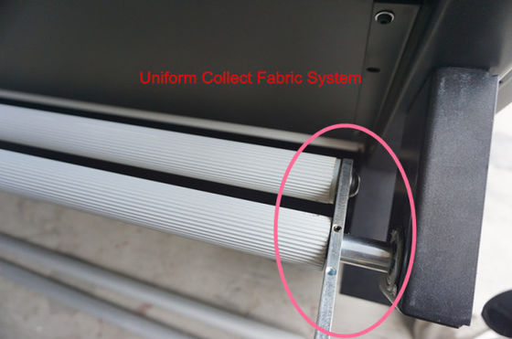 Sprzęt do sublimacji barwnika z rolki na rolkę o szerokości 3,2 m. Moc 2KW do utrwalania