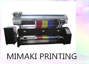 Cyfrowa drukarka tekstylna Mimaki 1600 mm Maksymalna szerokość materiałów Połącz z komputerem