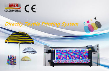 Cyfrowa maszyna do drukowania tkanin Roll / Roll / Direclty Textile Printing System