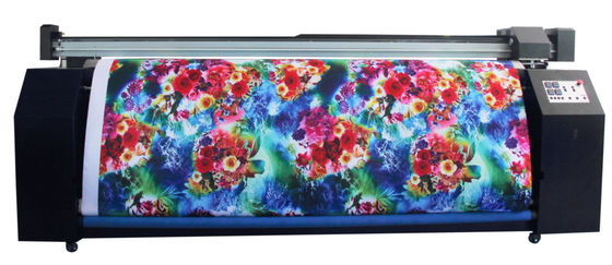 Cyfrowa ciągła drukarka o wymiarach 3,2 m Podwójne głowice drukujące