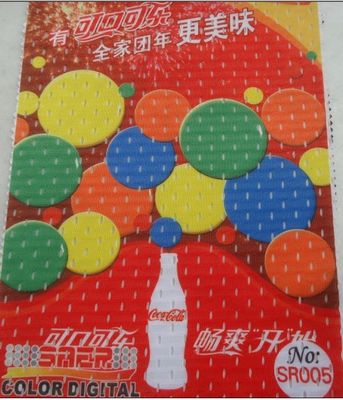 Sublimacyjna tkanina drukowana z siatką z dzianiny o gramaturze 130 g / m2