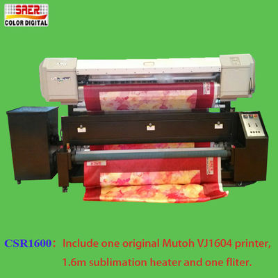 Digital Mutoh Dye Sublimation Textile Outdoor Poster Printers z podwójnym CMYK
