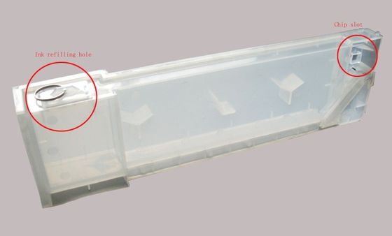 Wkłady Refillalbe 440ML z rowkiem wiórowym Do systemu atramentów masowych Mimaki, Roland i mutoh