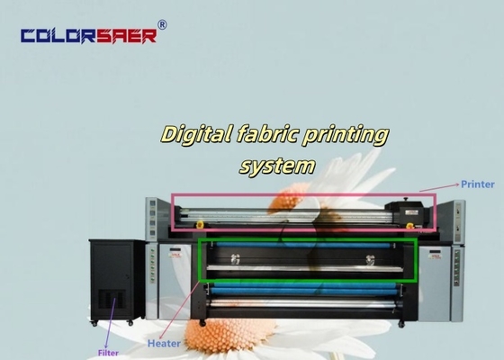 COLOR SAER 4 sztuk Głowy I3200 Inkjet Plotter Digital Textile/ Fabric Sublimation Printing Machine