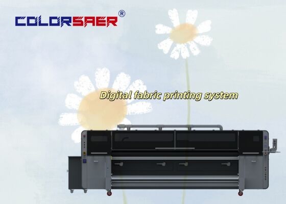 Wysokiej precyzji 3,2 m Duży format Inkjet Textile Printing System Digital Fabric Printer z głowicą druku I3200