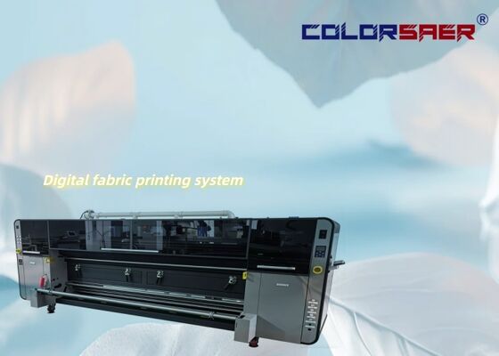 Cyfrowy nowy model System druku tekstylowego All-in-one z głowicą drukującą 4 lub 8 sztuk i3200 CMYK lub CMYKGRBK