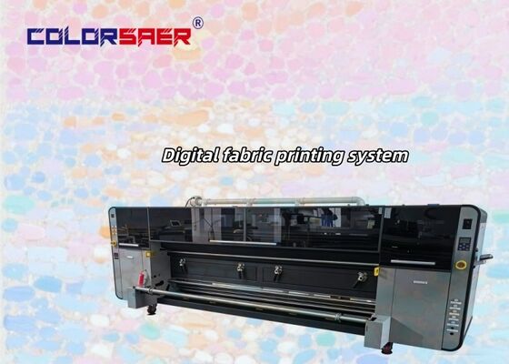 Nowy automatyczny system druku tkanin cyfrowych z rolką do rolki Polyester & Cotton Textile Plotter z głowicą drukarską KJ4B-QL