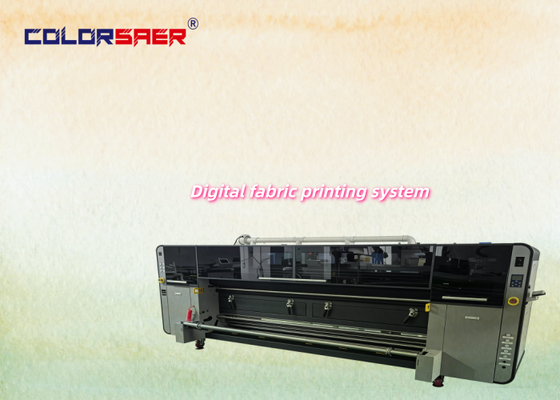 System druku tekstylijnego typu inkjet CSR3200 Plotter tkanin z pigmentem i atramentem sublimacyjnym